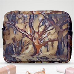 Tree Forest Woods Nature Landscape Make Up Pouch (large) by Sapixe