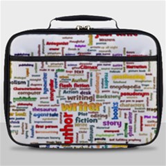 Writing Author Motivation Words Full Print Lunch Bag by Sapixe