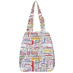 Writing Author Motivation Words Center Zip Backpack by Sapixe