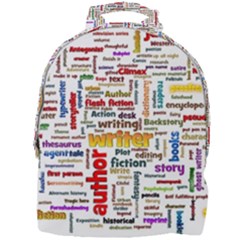 Writing Author Motivation Words Mini Full Print Backpack by Sapixe