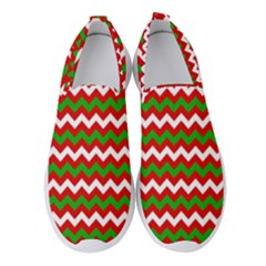 Christmas Paper Scrapbooking Pattern Women s Slip On Sneakers by Sapixe