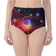 Physics Quantum Physics Particles Classic High-waist Bikini Bottoms by Sapixe