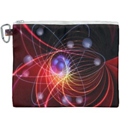 Physics Quantum Physics Particles Canvas Cosmetic Bag (xxxl) by Sapixe