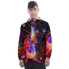 Physics Quantum Physics Particles Men s Front Pocket Pullover Windbreaker