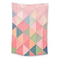 Background Geometric Triangle Large Tapestry by Sapixe