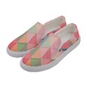 Background Geometric Triangle Women s Canvas Slip Ons View2