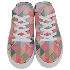 Background Geometric Triangle Half Slippers by Sapixe