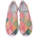 Background Geometric Triangle Men s Slip On Sneakers View1