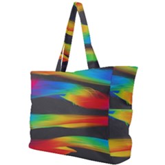 Colorful Background Simple Shoulder Bag by Sapixe