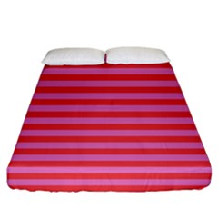 Stripes Striped Design Pattern Fitted Sheet (california King Size) by Sapixe