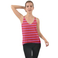 Stripes Striped Design Pattern Chiffon Cami by Sapixe