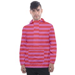 Stripes Striped Design Pattern Men s Front Pocket Pullover Windbreaker