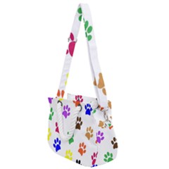 Pawprints Paw Prints Paw Animal Rope Handles Shoulder Strap Bag