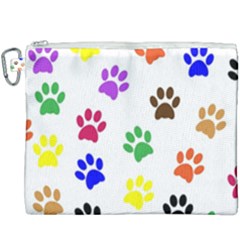 Pawprints Paw Prints Paw Animal Canvas Cosmetic Bag (xxxl) by Sapixe