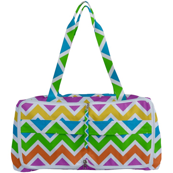 Chevron Pattern Design Texture Multi Function Bag