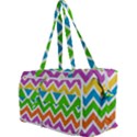 Chevron Pattern Design Texture Multi Function Bag View3