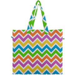 Chevron Pattern Design Texture Canvas Travel Bag by Sapixe