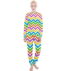 Chevron Pattern Design Texture Women s Lounge Set