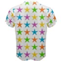 Star Pattern Design Decoration Men s Cotton Tee View2