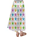 Star Pattern Design Decoration Satin Palazzo Pants View2