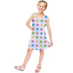 Star Pattern Design Decoration Kids  Tunic Dress by Sapixe