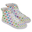 Star Pattern Design Decoration Women s Hi-Top Skate Sneakers View3