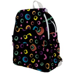 Abstract Background Retro Top Flap Backpack by Sapixe