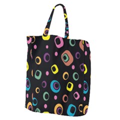 Abstract Background Retro Giant Grocery Tote by Sapixe