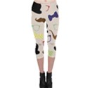 Moustache Hat Bowler Bowler Hat Capri Leggings  View1