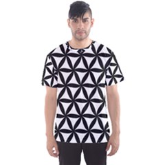 Pattern Floral Repeating Men s Sports Mesh Tee