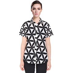 Pattern Floral Repeating Women s Short Sleeve Shirt