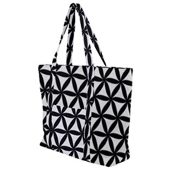 Pattern Floral Repeating Zip Up Canvas Bag