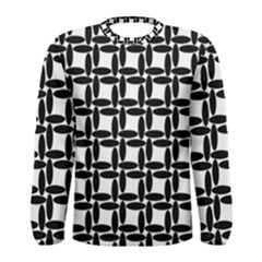 Ellipse Pattern Background Men s Long Sleeve Tee