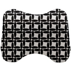 Ellipse Pattern Background Head Support Cushion