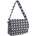 Ellipse Pattern Background Courier Bag View1