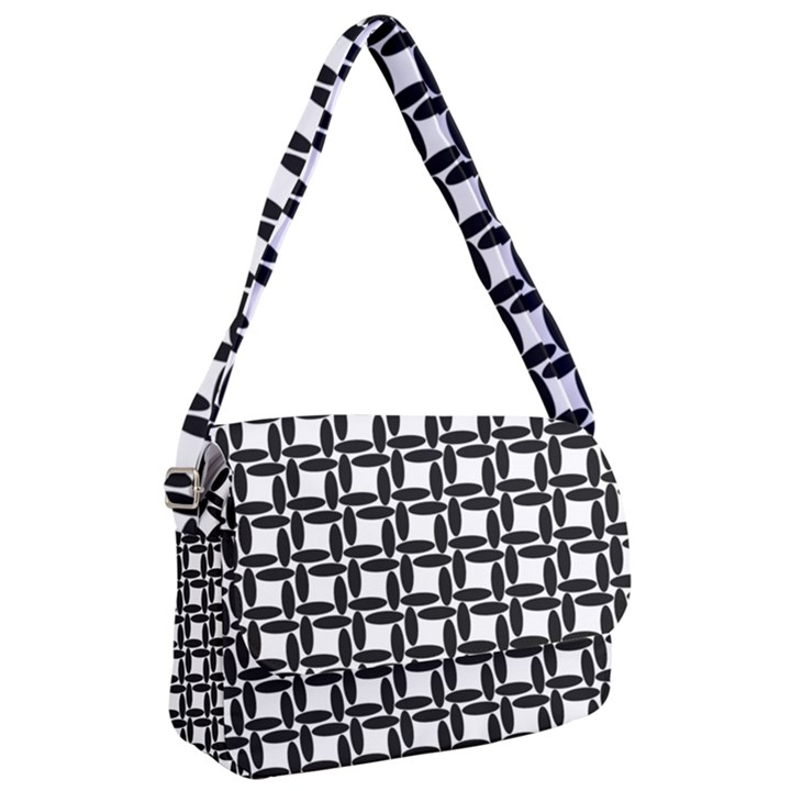 Ellipse Pattern Background Courier Bag