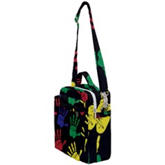 Handprints Hand Print Colourful Crossbody Day Bag