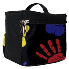 Handprints Hand Print Colourful Make Up Travel Bag (small)