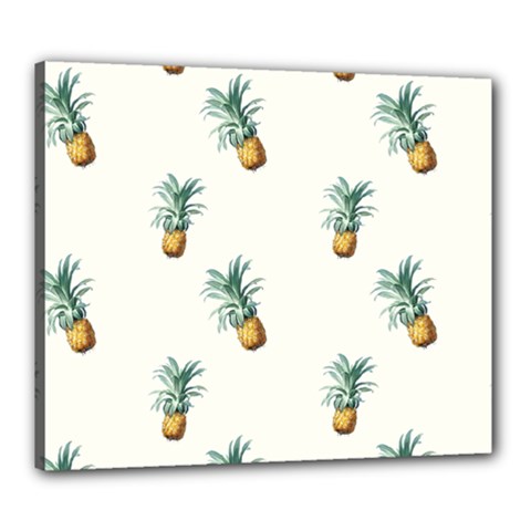 Pineapples pattern Canvas 24  x 20  (Stretched)