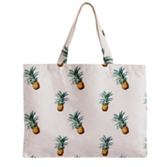 Pineapples pattern Zipper Mini Tote Bag