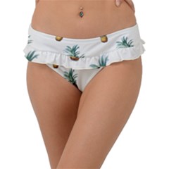 Pineapples pattern Frill Bikini Bottom