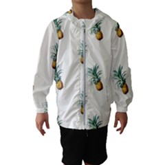 Pineapples pattern Kids  Hooded Windbreaker