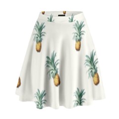 Pineapples pattern High Waist Skirt