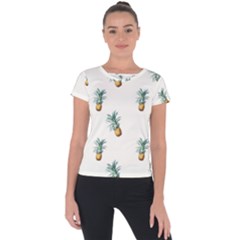 Pineapples pattern Short Sleeve Sports Top 