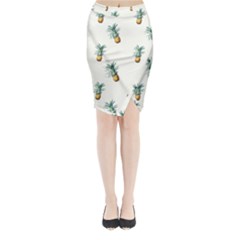 Pineapples pattern Midi Wrap Pencil Skirt