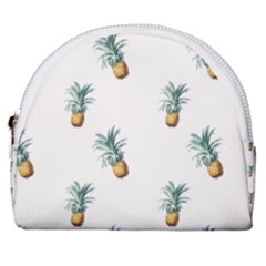 Pineapples pattern Horseshoe Style Canvas Pouch