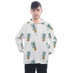 Pineapples pattern Men s Half Zip Pullover