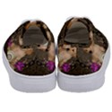 Cute Little Puppy With Flowers Kids  Classic Low Top Sneakers View4