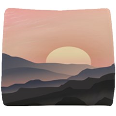 Sunset Sky Sun Graphics Seat Cushion