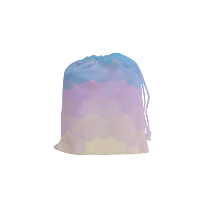 Sunrise Sunset Colours Background Drawstring Pouch (Small)